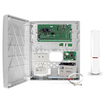 ZESTAW ALARMOWY SATEL INTEGRA 64 PLUS GRADE 3 + OPU-3P + INT-GSM + ACU-280 + 18Ah